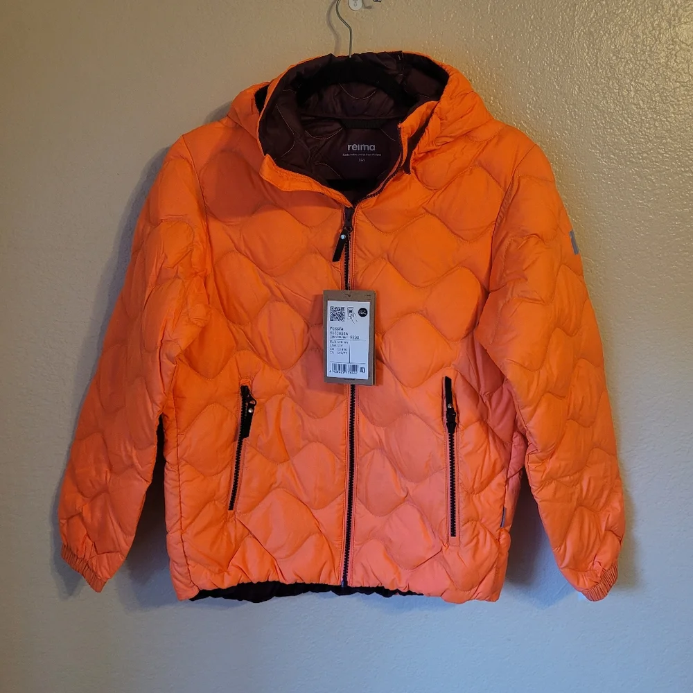 NWT Reima Light Down Jacket- Fossila 11 Years - Picture 2 of 8
